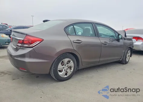 2013 Honda Civic Lx z USA, uszkodzony, nr VIN 2HGFB2F53DH596825